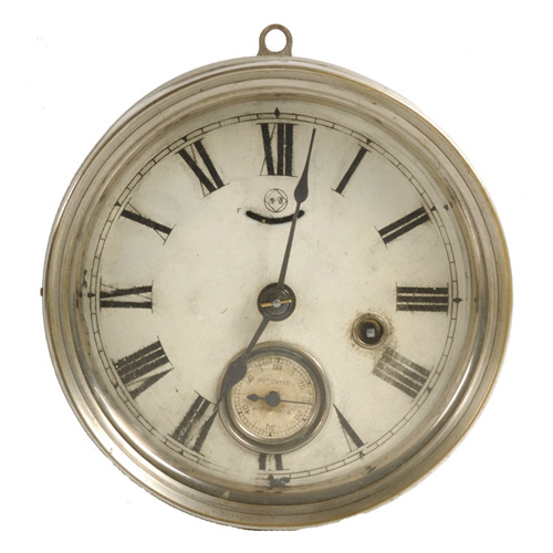 Rare Early Seth Thomas Marine Lever Clock dated 1878, — Antique Clocks Price Guide