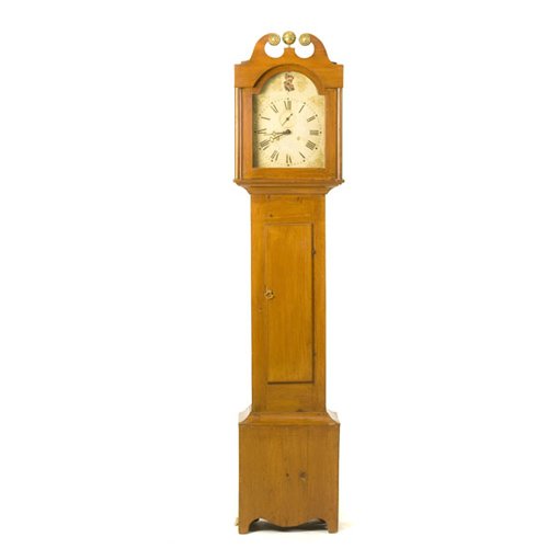 American Tall Case Clock, ca 1820, — Antique Clocks Price Guide