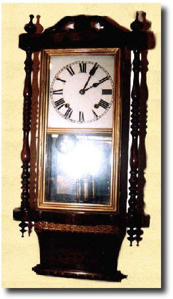 Victorian American Wall Clock, Circa 1890 — Antique Clocks Price Guide
