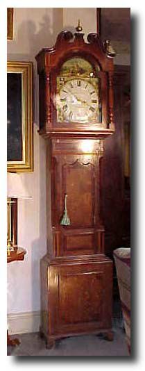 English Victorian Tallcase Clock, circa 1850 — Antique Clocks Price Guide