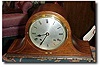 English Mahogany Mantel Clock, circa 1930