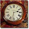 English Fusee Burr Walnut Dial Clock, Circa 1890