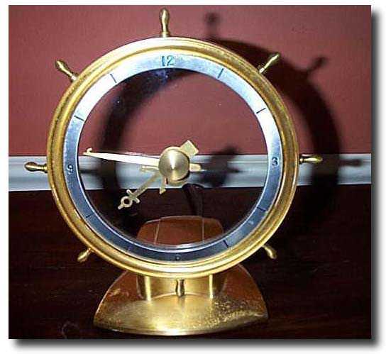 Jefferson Golden Helm Electric Mystery Clock — Antique Clocks Price Guide