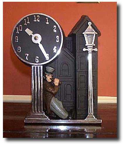 Mastercrafters HAPPY TIME animated novelty clock — Antique Clocks Price Guide