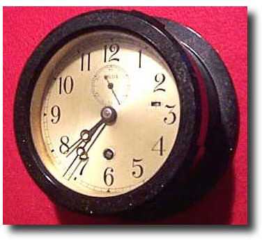 Chelsea Ship's Clock 4" Phenolic Case — Antique Clocks Price Guide