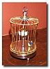 Japanese Animated Singing Bird Birdcage Clock