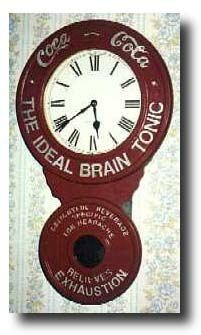 Limited Edition Reproduction of a Baird Figure Eight Advertising Coca Cola Clock — Antique Clocks Price Guide