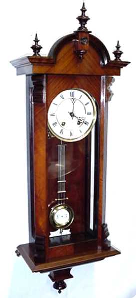 Lenzkirch Wall Clock Signed Movement and Case Unusual Small Size — Antique Clocks Price Guide