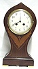 Pristine French Inlaid Balloon Mantle Clock "The Dragon Fly"