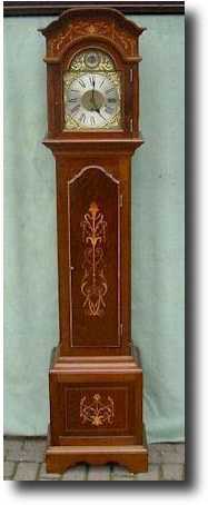 A small Edwardian chiming longcase clock — Antique Clocks Price Guide