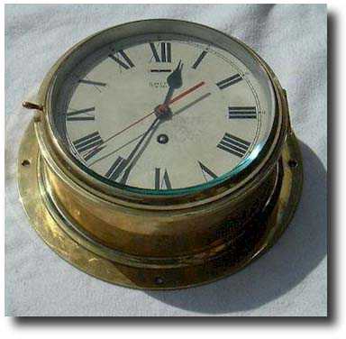 A pre-WWII ship's bulkhead clock — Antique Clocks Price Guide