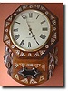 A drop dial clock by Horsley of Hartlepool c185
