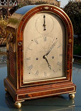 A Regency clock with a rosewood case made by one of the best makers of the time, Ellicott, who were clock and watchmakers to George III. — Antique Clocks Price Guide