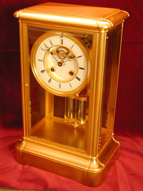 Fench crystal regulator, Vincenti et Cie, Paris, Circa 1870 — Antique Clocks Price Guide