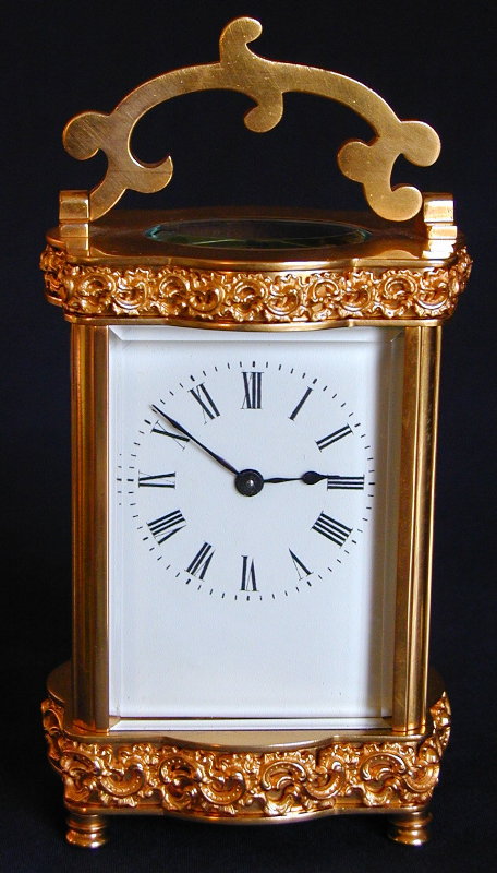 An 8 day French carriage timepiece with cylinder escapement , Circa 1890 — Antique Clocks Price Guide