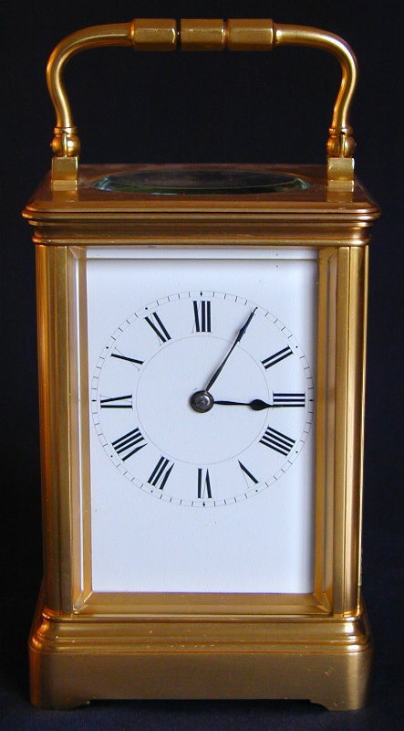 An 8 day French carriage timepiece, Circa 1885, Henri Jacot, no. 4790 — Antique Clocks Price Guide