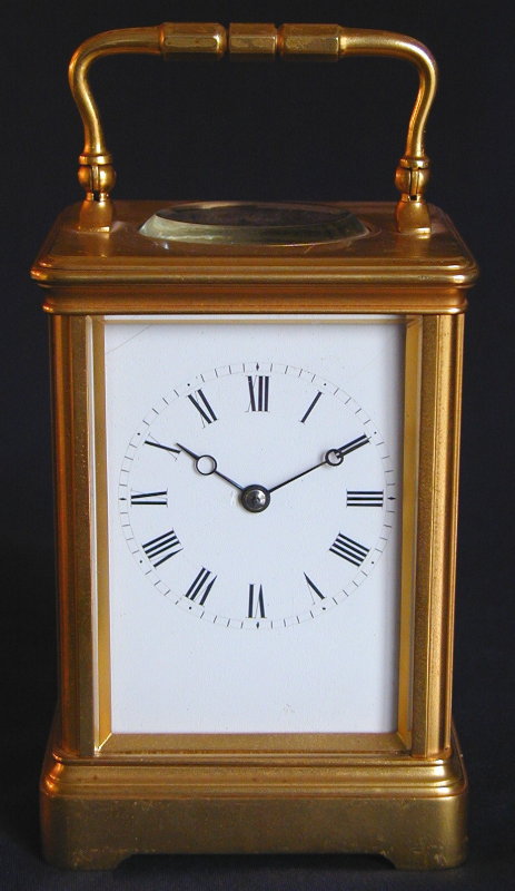 An 8 day French carriage strike, Circa 1890, Drocourt, Paris — Antique Clocks Price Guide