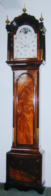A very good George III 8 day mahogany long case clock, W. Hooker, Lewes, working 1803-32 — Antique Clocks Price Guide
