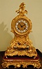 8 day French ormolo mantel clock, Raingo Freres, Paris, Circa 1840