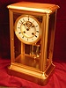 Fench crystal regulator, Vincenti et Cie, Paris, Circa 1870