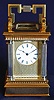 An 8 day miniature carriage timepiece, Circa 1890,