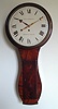 A fine George III tear drop mahogany tavern clock. Dwerrihouse, Berkeley Square, Circa 1795