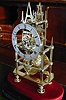8 day English fusee skeleton clock, Circa 1840
