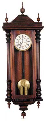 German Vienna 2 weight regulator, unsigned movement but a special Vienna none the less. — Antique Clocks Price Guide