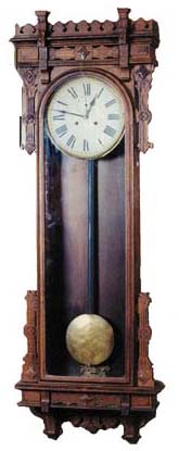 E.N. Welch Mfg. Co., "No. 12 Regulator", ca 1885. — Antique Clocks Price Guide