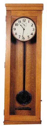 International Time Recording Co. wall regulator. — Antique Clocks Price Guide