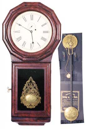 Seth Thomas "Regulator No. 1 Extra", ca 1860. — Antique Clocks Price Guide