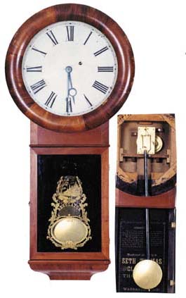 Seth Thomas "Regulator No. 1", ca 1863-1875. — Antique Clocks Price Guide