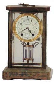 Seth Thomas crystal regulator "Empire No. 1000", ca 1909. — Antique Clocks Price Guide