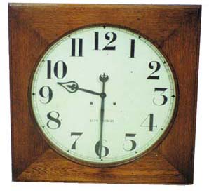 Seth Thomas gallery clock, ca around 1910-1920. Shown only in the 1917 Seth Thomas trade catalog. — Antique Clocks Price Guide