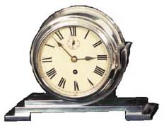English chain fusee, ships clock, or has the look of a ships clock. — Antique Clocks Price Guide
