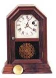 Atkins Clock Co. Bristol, Conn. miniature cottage clock. — Antique Clocks Price Guide
