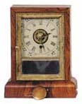 Wm. L. Gilbert miniature shelf clock, "Comet", ca 1875. — Antique Clocks Price Guide