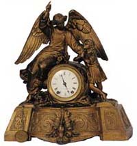 Seth Thomas & Sons statue clock, "No. 8011", ca 1876. — Antique Clocks Price Guide