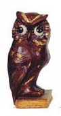 German-Oswald "Wise Old Owl", ca 1958, with moving eyes that tell the time. — Antique Clocks Price Guide