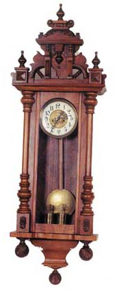Gustav Becker, 2 weight Vienna Regulator. — Antique Clocks Price Guide
