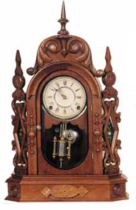 Wm. L. Gilbert parlor clock, "Pyramid", ca 1879. — Antique Clocks Price Guide