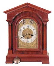 Germany-Germany, bracket clock. 8 day, 3 train movement, runs strong. — Antique Clocks Price Guide