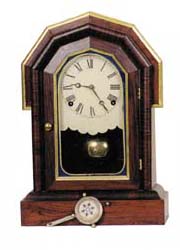 Wm. L. Gilbert Clock Co. mantle clock, "Pilot Extra", ca1879. — Antique Clocks Price Guide