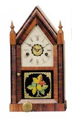 New Haven Clock Co. mantle clock, "Small Gothic", ca1880. — Antique Clocks Price Guide