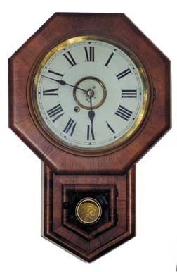 New Haven "10 Inch Octagon Timepiece", ca 1920. — Antique Clocks Price Guide
