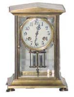 Waterbury Clock Co. crystal regulator, "Vosges", ca 1913. — Antique Clocks Price Guide