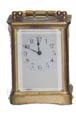 French carriage clock, movement signed only, "Made in France". — Antique Clocks Price Guide