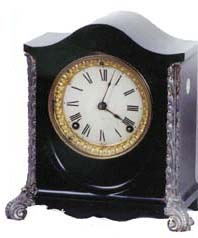 Ansonia Clock Co. enameled iron "Brest", ca 1901. — Antique Clocks Price Guide