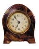 Lux novelty clock, pearl or "Ivoreth" material. Case is 4 inches high, easel back. — Antique Clocks Price Guide