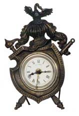 Gustav Becker alarm clock. — Antique Clocks Price Guide
